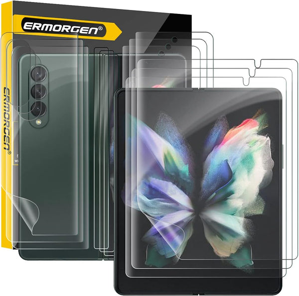 (3 Sets) Full Coverage Protector, Anti-Scratch, High Definition Edge to Edge HD for Samsung Galaxy Z Fold 3 5G