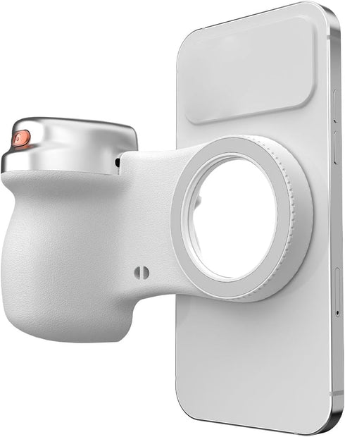 Yunseity Magnetic Phone Camera Grip, Ergonomic BT Selfie Handle with Wireless Shutter Key,