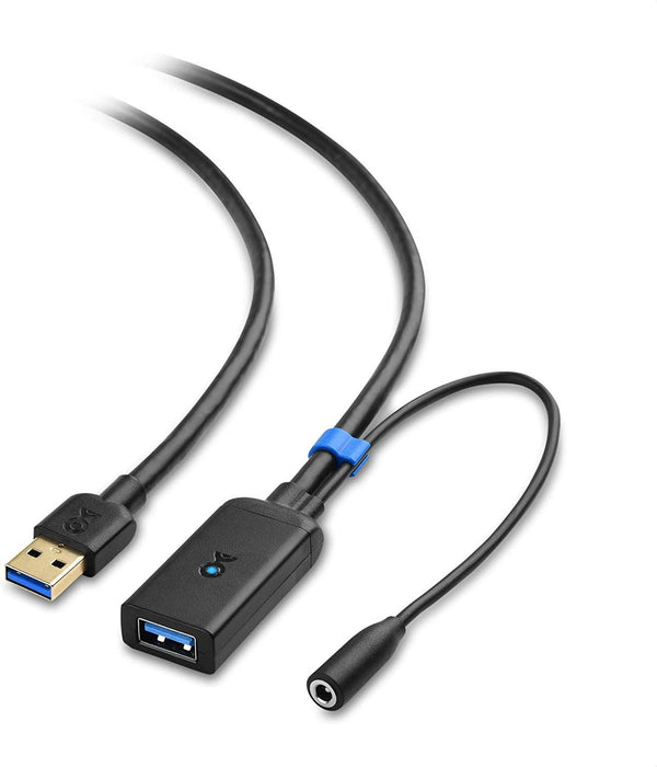 Cable Matters Active USB Extension Cable 16.4 ft / 5m (USB 3.0 Extension Cable Male to Female) with Signal Booster for