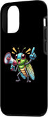 iPhone 15 Robotic Grasshopper With Megaphone, Colorful And Playful Toy Case