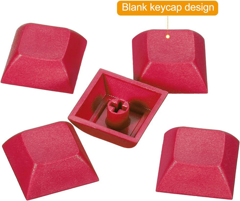 PATIKIL 1U Blank Keycaps, 5 Pack Universal PBT Keyboard Replacement Accessories for MX Mechanical Keyboards
