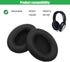 Sennheiser HD201 HD201S HD206 HD180 Ear Pads - Black Protein Leather Replacement Accessories for Resilient Comfort.