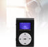 ciciglow MP3 32G,Suitable Mini Player,Mini LCD Screen Display USB Music Player,with Earphones,Ultra-Light Clip-on