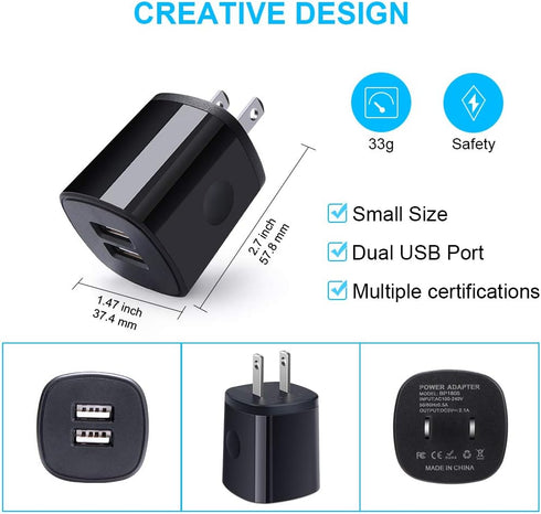 Car Charger for Samsung Galaxy S24 S23 S22 A21 A20 A51 A50 A70 A71 A01 A10e A53, Fast Charging Cable