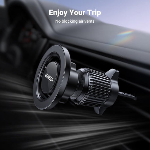 UGREEN Magnetic Car Phone Holder for MagSafe - Compatible with iPhone 15 Pro Max, Black