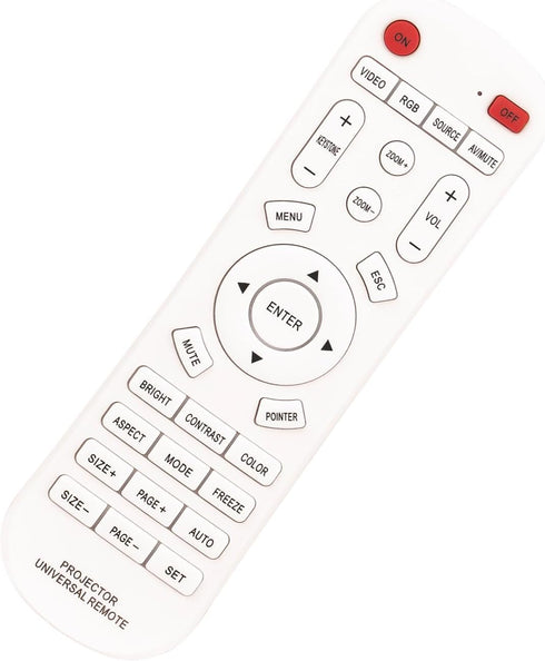 ALLIMITY Universal Projector Replacement Remote Control -- fit for Most of Projector Home Theater Remote Control