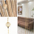 Decorative Door String Curtain Wall Panel, Fringe Window Room Divider for Wedding and Home Decoration, Champagne