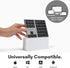Macally Bluetooth Number Pad for Laptop, Slim Aluminum Design, Rechargeable Wireless Numeric Keypad for Mac, PC