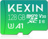 KEXIN 128GB Micro SD Card with Adapter, Up to 90MB/s 4K, V30, A1, C10, Compatible with Action Camera, Drone, Smartphone