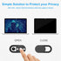 12 3/Y PCS Ultra-Thin Webcam Cover Slide for Laptop iPhone iPad MacBook Pro Computer iMac Cell Phone(Tesla Model