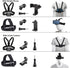 TANSUO Chest Mount Strap Harness Head Strap, Quick Release Chesty Body Mount with Phone Clip, Head Strap+Chest Strap