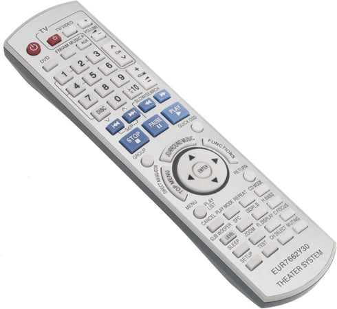 EUR7662Y30 Replacement Remote Control for Panasonic DVD Receiver Home Theater Stereo System SA-HT740, SA-HT743, SA-HT940