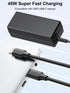USB C Chromebook Charger 45W, Compatible with HP, Dell, Lenovo, Acer, Asus, Samsung, Google Type C Laptop, Chromebook