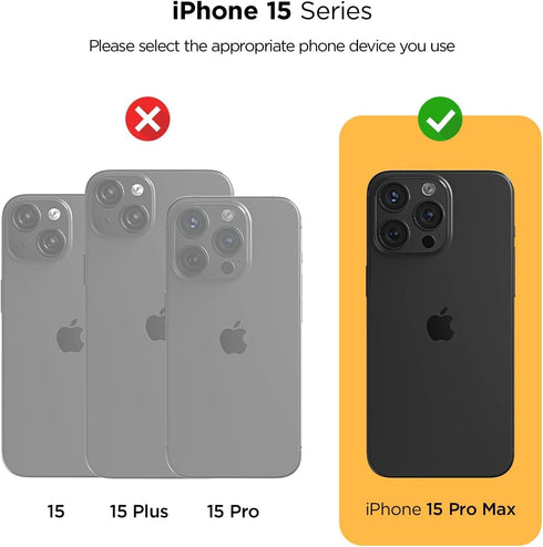 VRS DESIGN Damda Glide Ultimate Case for iPhone 15 Pro Max (2023) - Premium Wallet Case with Multi-Functional Strap