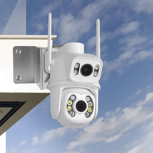 WiTi Stainless Steel Exterior Wall Corner Mount for PTZ Camera, Solid Holder Bracket for CCTV