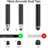 2-in-1 Universal Capacitive Stylus Pen for All Touch Screen Tablets & Cell Phones with 20 Extra Replaceable Tips (Pack