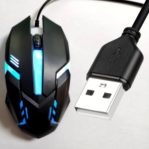 Long USB A Mouse 25FT, High Performance Wired Mouse for Windows PC, Laptop, Notebook, Mac, Chromebook