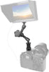 ChromLives 7'' 1/4'' Magic Arm, Articulating Magic Friction Arm Adjustable with Hot Shoe Mount Tripod Screw Compatible