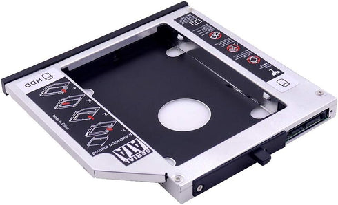 2nd HDD SSD Hard Drive Caddy Tray Replacement for Lenovo Thinkpad T420 T430 T510 T520 T530