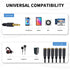 Poyiccot 3.5mm Headphone Splitter, 1 to 6 Ways 3.5mm TRRS Male to 6 Female Cord for Earphone, Laptop, Phone