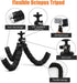 KUANVE 4 1 in Action Camera Accessories Kit, Floating Handle Grip, Suction Cup Mount, Handheld Selfie Stick and Mini
