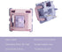 AKKO V3 Fairy Linear Silent Keyboard Switch for Mechanical Gaming Keyboard, 5-Pin 50gf Quiet Switches with Standard MX Structure (45pcs) by Akko