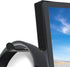 Headphone Holder for Monitor, Premium Metal Headset Stand, 3M Sticky Hanger Hooks Hold 10Lbs, Mount for Airpods Max and