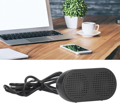 Zerodis USB Computer Speaker, Small Portable Sound Bar for Laptop & Desktop, Home Office Music, Outdoor