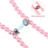 in-Ear Earphones with Mic - Wired Headset with Remote and Mic Hands-Free Pearls Chain Universal Earphone for Girls