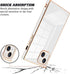 KANGHAR Case for iPhone 13, Luxury Cute Plating Electroplate Design, Full-Body Anti-Scratch Shockproof Cover