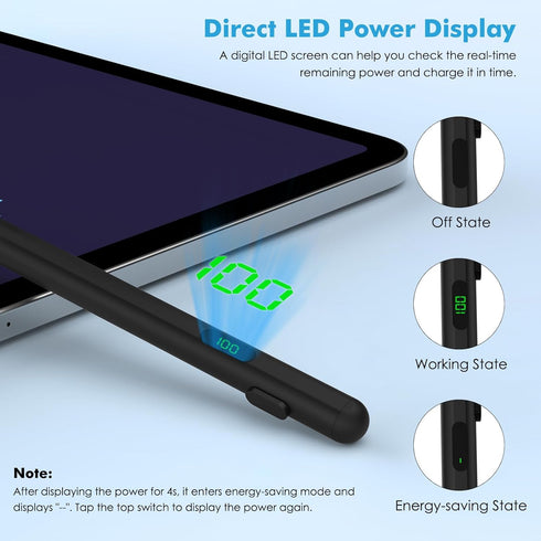 MoKo Stylus Pen for Touch Screen, Active Universal Stylus Pen Compatible with iPad/iPhone/Samsung/Tablet Devices