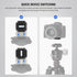 Neewer GM34 Camera Quick Release Plate Kit, Auto Lock Square QR Mount Plate with Arca Type Clamp Base