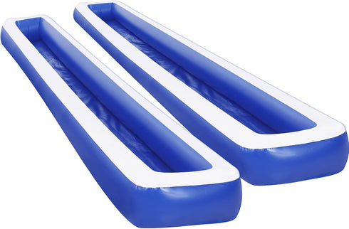 Gemscream 2 Pcs Inflatable Sailing Boat Raceway, 10ft Portable Water Racing Lane Track