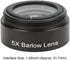 Extra Objective Lens, Clear Optical Glass 5X Microscope Camera Lens for Astronomy Lovers