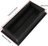 Aluminum Alloy Rectangle Wire Cable Grommet Hole Cover for Office Desk, Computer Table (160 x 80mm, Black)