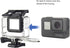Side Open Skeleton Housing Case for GoPro Hero 5/6/7 Black Action Camera, Protective Lens Removal Not Needed