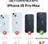 iPhone 15 Pro Max Case Waterproof 6.1'', Full Protective Dustproof Shockproof with Screen Protector