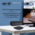 HDMI to VGA Adapter with 3.5mm Audio Cable, Gold-Plated, Compatible with PC, Laptop, Monitor, Projector, HDTV - Black