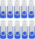 Aiibe 10 Pack 4GB USB Flash Drive, Blue Thumb Drives, USB 2.0 Memory Stick Wholesale/Bulk