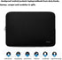 Naukay 15.6 Inch Laptop Sleeve Case, Resistant Neoprene Notebook Pocket Case for Asus/Dell/Fujitsu/HP/Sony/Toshiba/Acer
