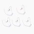 Replacement Acoustic Tube with Connector, Compatible with Motorola Kenwood Earpiece Headset (5 Packs)