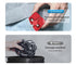 Unifizz 4 Pcs Three in One Charging Cable - Roll Data Transfer 3 in 1 Charging Cable Retractable Phone Holder