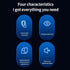 Phone Mount for Car, Rearview Mirror Holder, Rotatable and Retractable for iPhone and Android Smartphones
