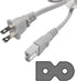 HQRP 6ft DVR-810H, EFX-1000, HTD330DV, HTZ7, HTZ830DV, HTZ940DV AC Power Cord Long Compatible with Pioneer