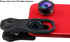 ALILUSSO 180 fisheye Lens for iPhone Samsung Google Android Smartphone,with Clip,Cell Phone Lens,anamorphic Lens,Funny