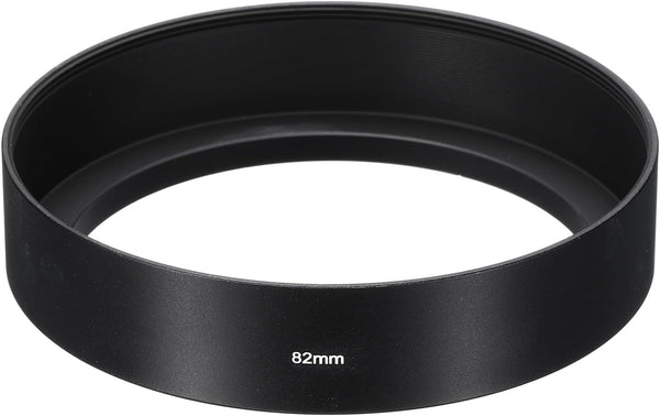 PATIKIL 82mm Lens Hood, Standard Focus Frosted Surface Anti-reflective Hood for Camera Lens, Black