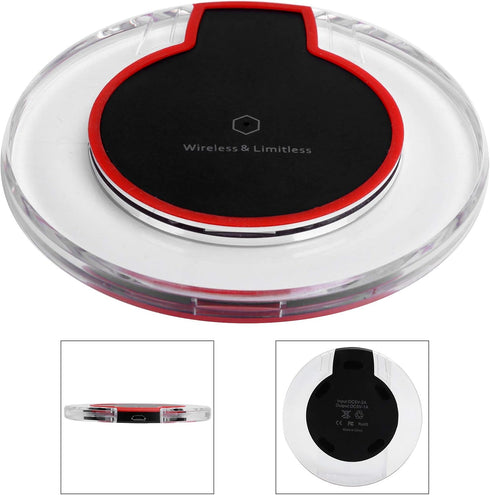 Wireless Charger, Mobile Phone Charging Dock Pad with LED Indicator Light for Galaxy/Phone