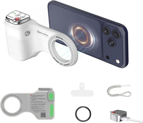 COMITOK Phone Camera Grip MOCA ARCO for Video Recording with Thumb Rest Area
