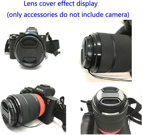 em10 Lens Cap for Olympus e-m10 iv e-pl7 with m.zuiko 14-42mm Lens, Compatible for Panasonic LUMIX G 12-32mm Lens
