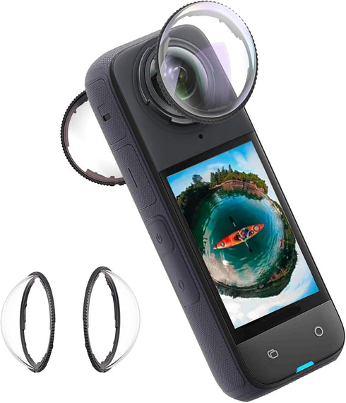 Premium Lens Guards for Insta360 X4, Upgraded Optical Performance Scratch-resistant Higher Transparency